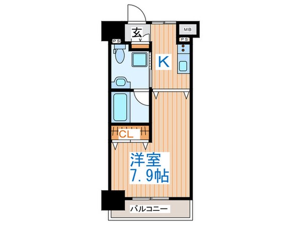 フィットエル仙台一番町の物件間取画像